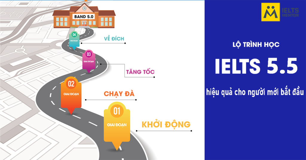 Lộ trình học IELTS 5.5 cho người mới bắt đầu