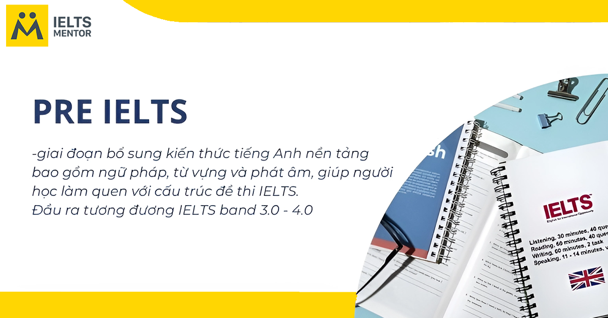 Tìm hiểu chi tiết về lộ trình học Pre-IELTS