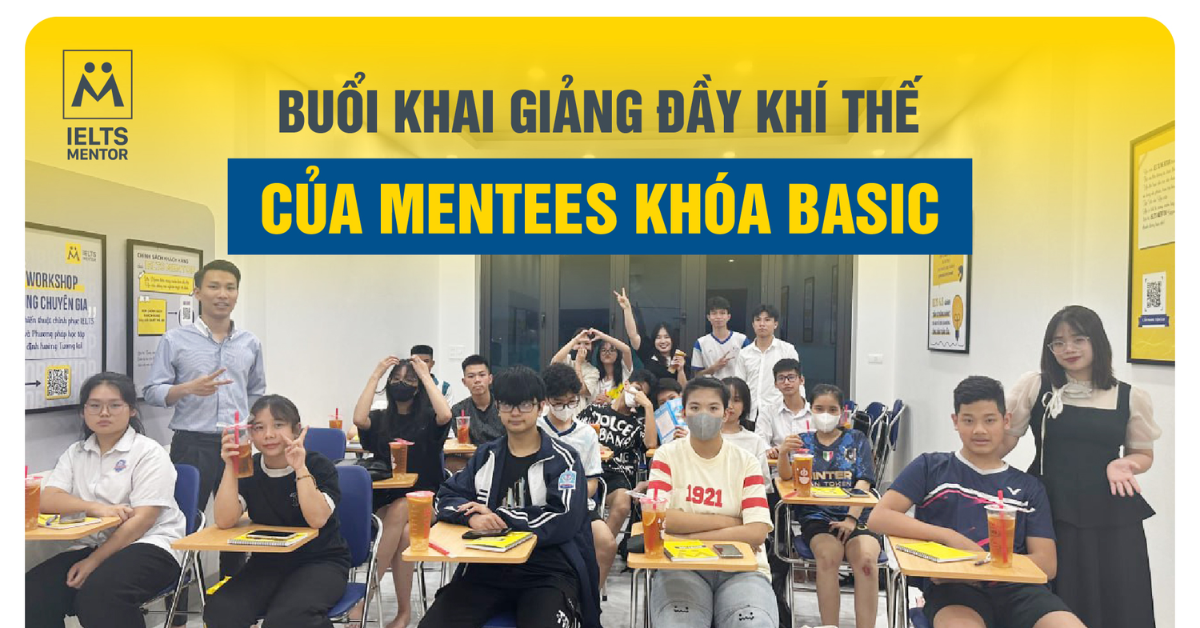 Buổi khai giảng khóa học Pre - IELTS 