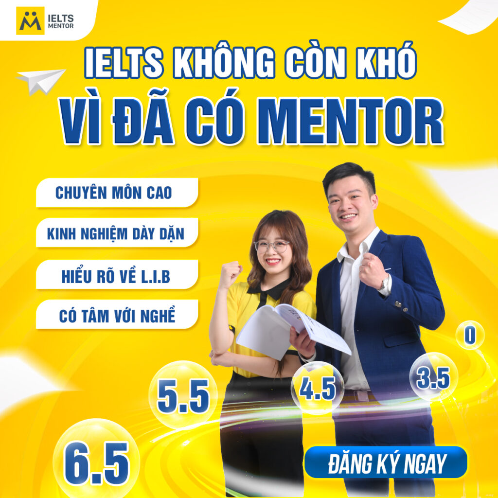 Học IELTS hiệu quả cùng IELTS Mentor