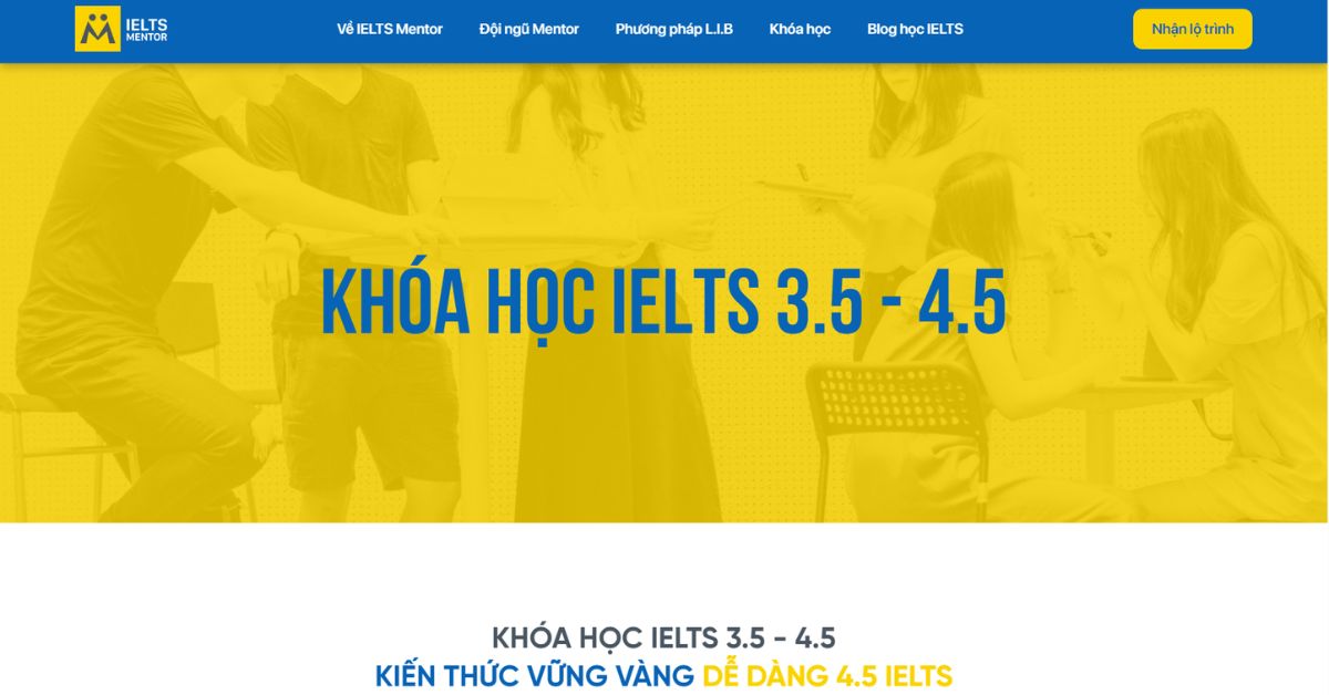 Học phí 1 khoá tại IELTS Mentor