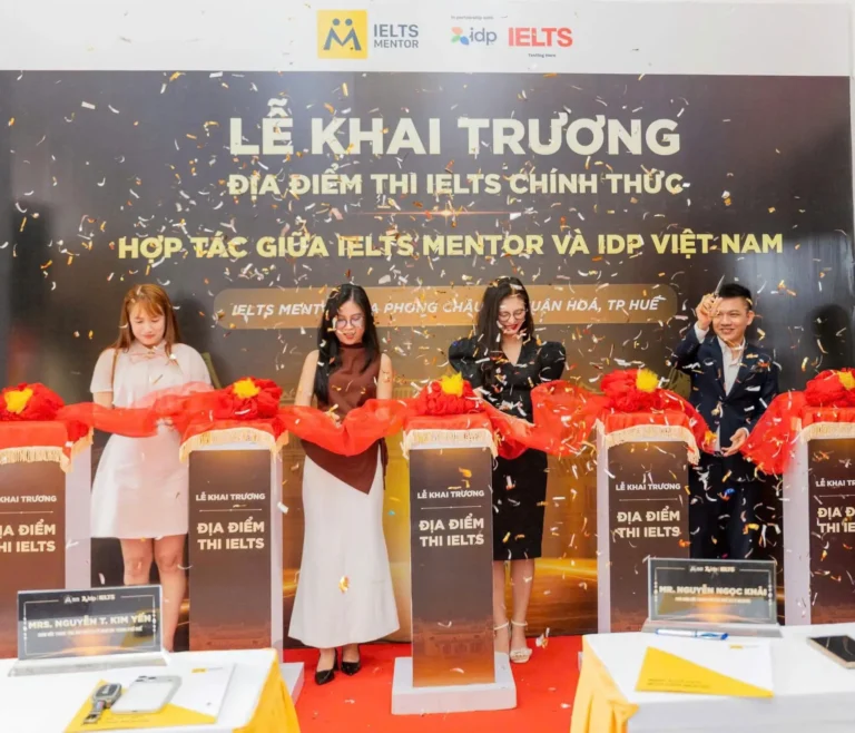 IELTS Mentor chính thức khai trương Điểm thi IELTS tại Huế