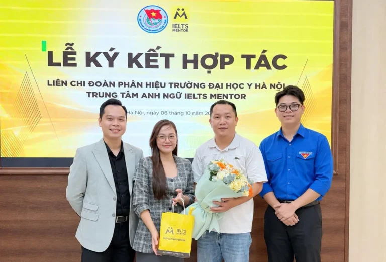 IELTS Mentor Thanh Hóa ký kết hợp tác cùng Phân hiệu Đại học Y Hà Nội